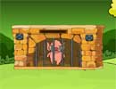 Piglet in a Cage